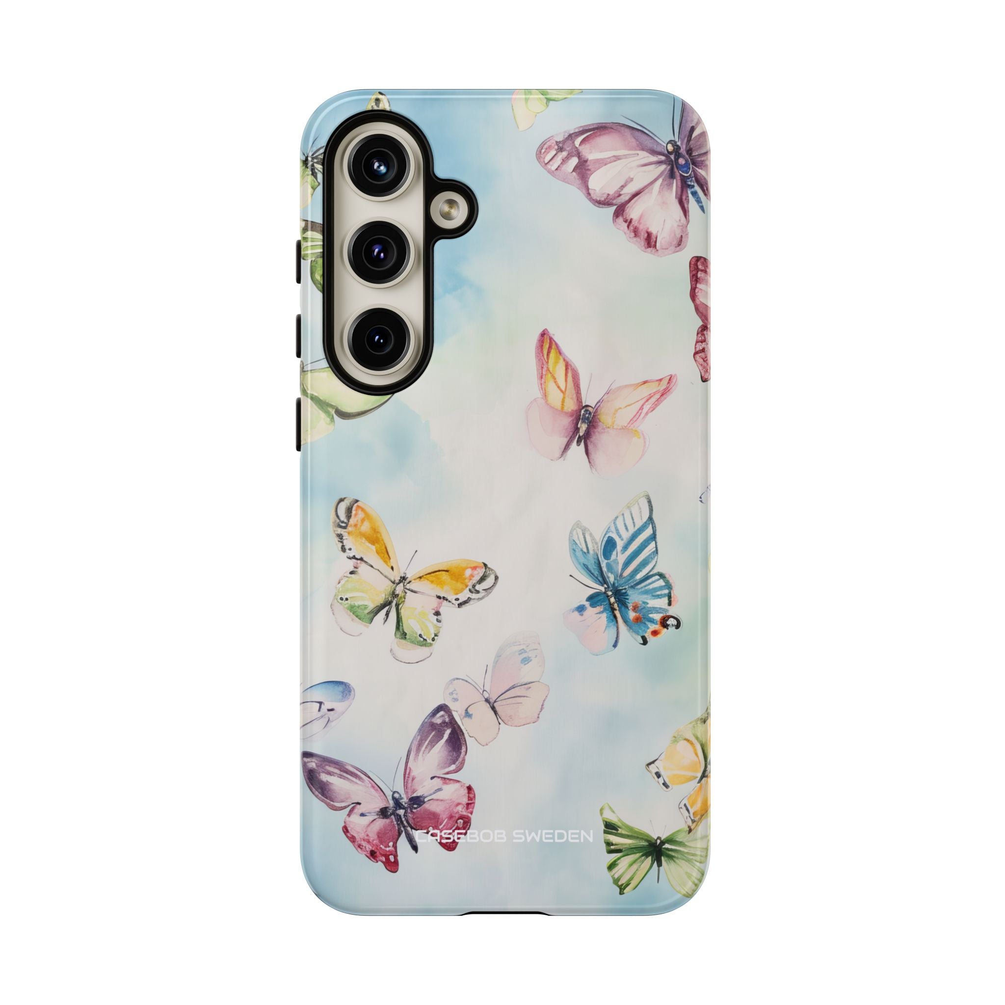 Watercolor Butterfly Bliss - Tough Samsung S24 Phone Case