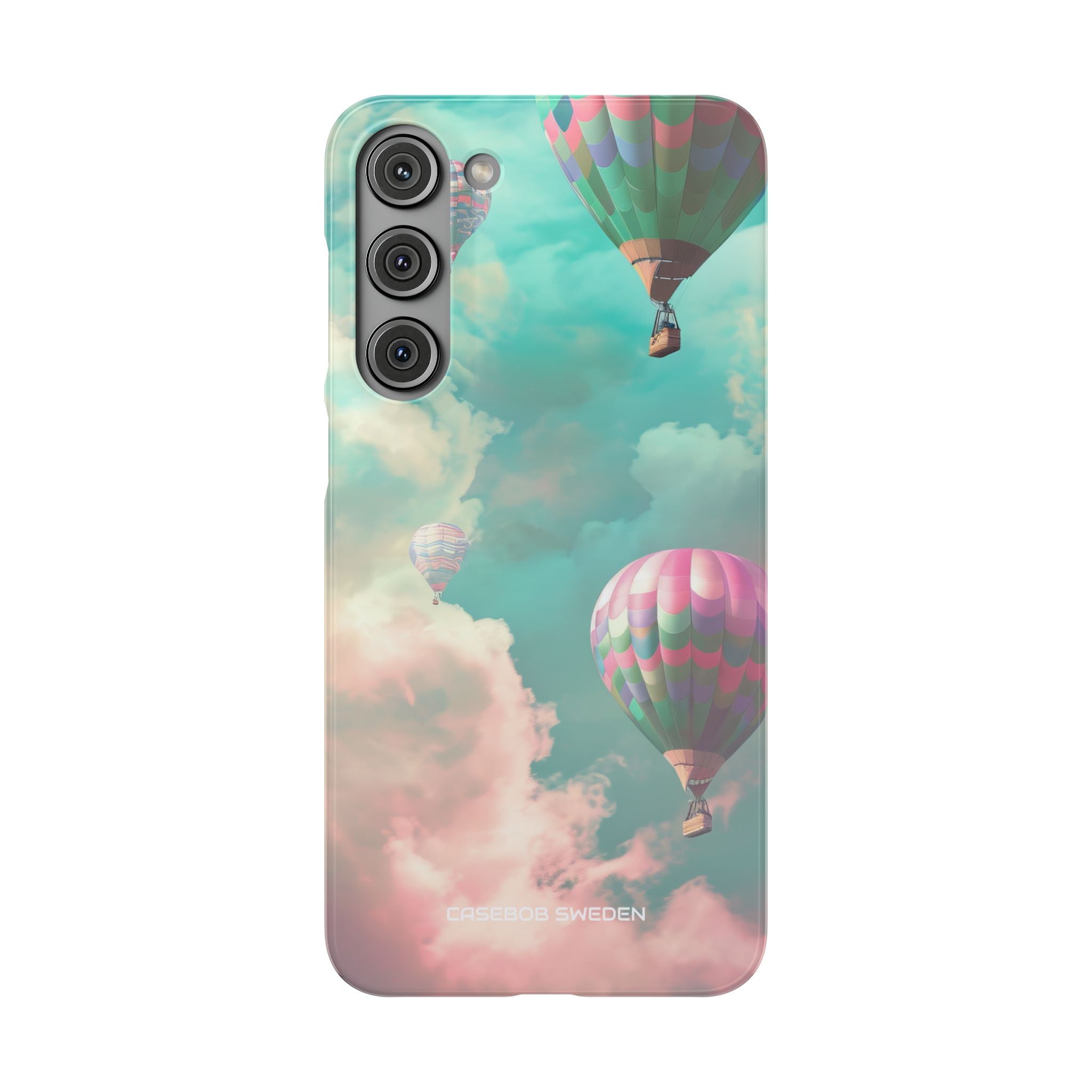 Pastel Balloon Adventure - Slim Samsung S23 Phone Case