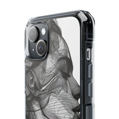 Windswept Woman Lines iPhone 15 - Impact Clear+