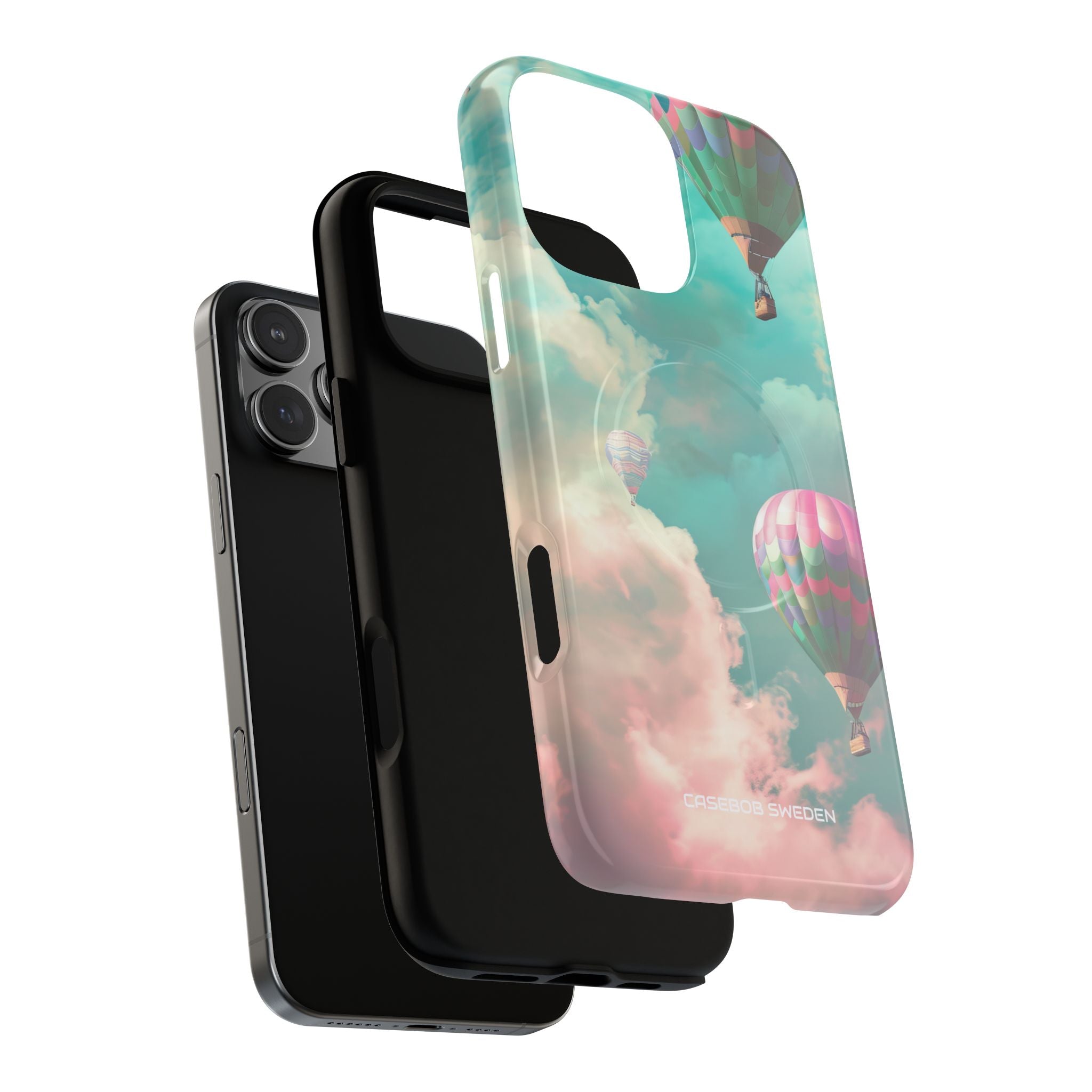 Pastel Balloon Adventure - Tough + MagSafe® iPhone 16 Phone Case