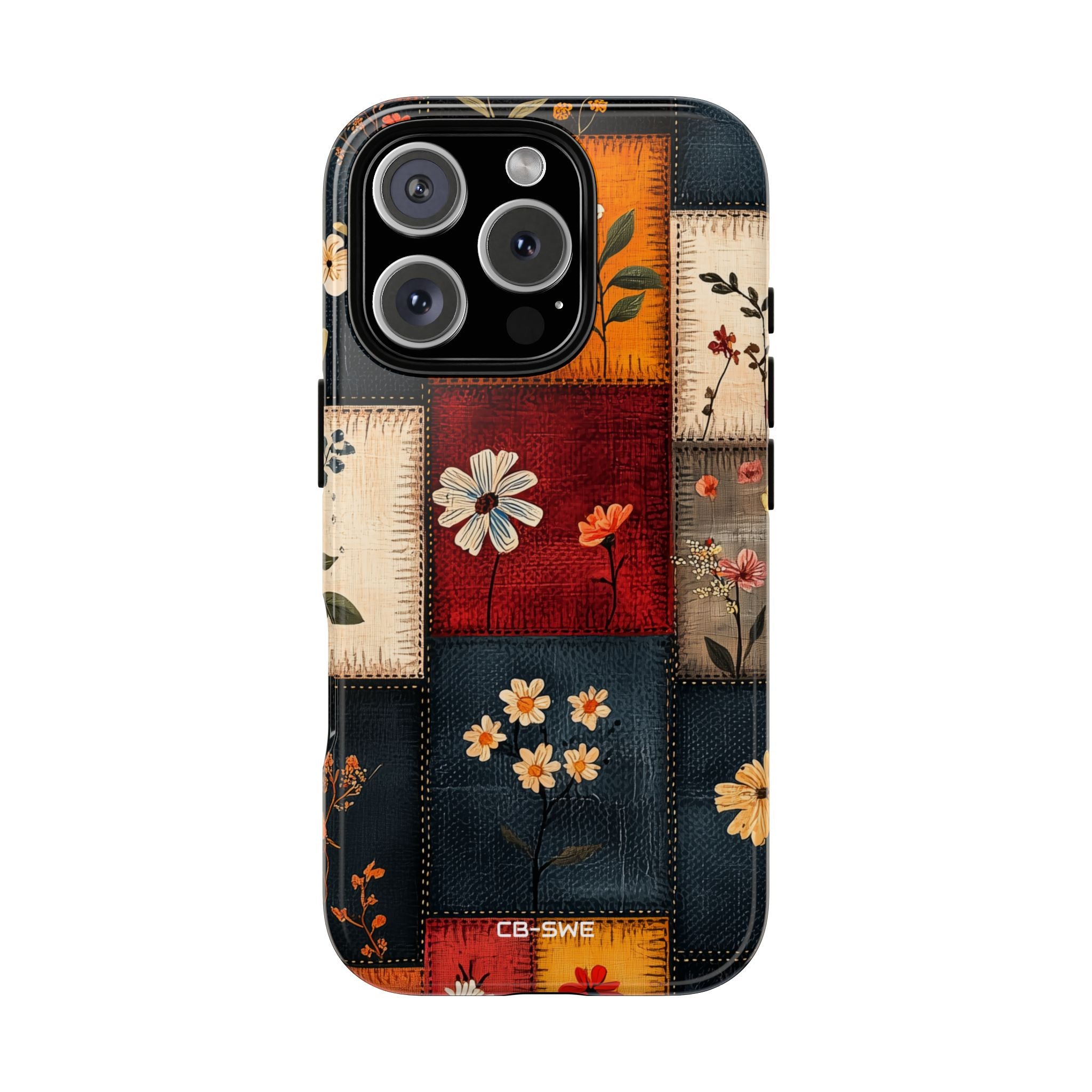 Floral Patches Bloom - iPhone Case
