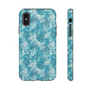 Spring Blue Leaf - Protective Phone Case