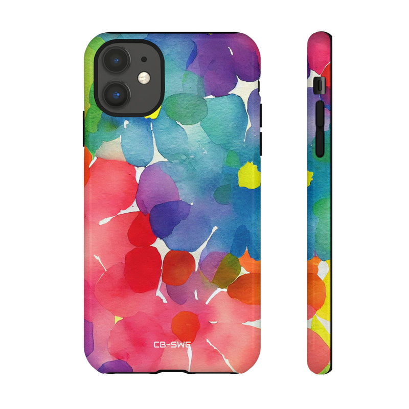 Fluid Color Petals - iPhone Case