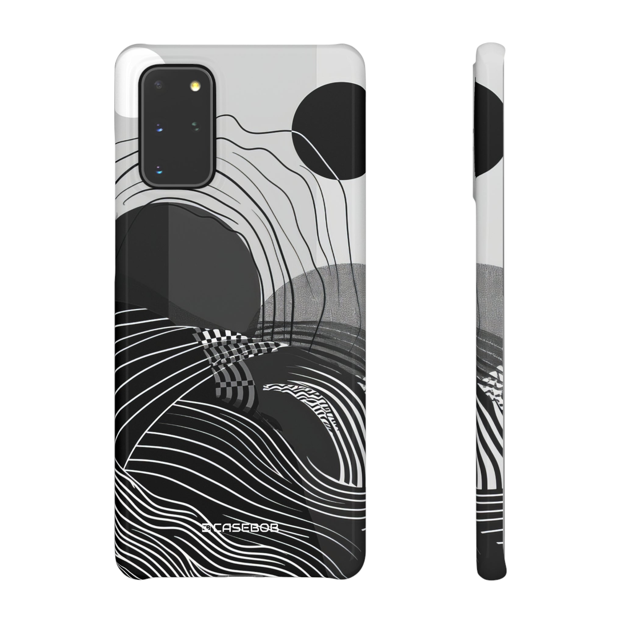 Monochrome Dynamics | Slim Phone Case for Samsung