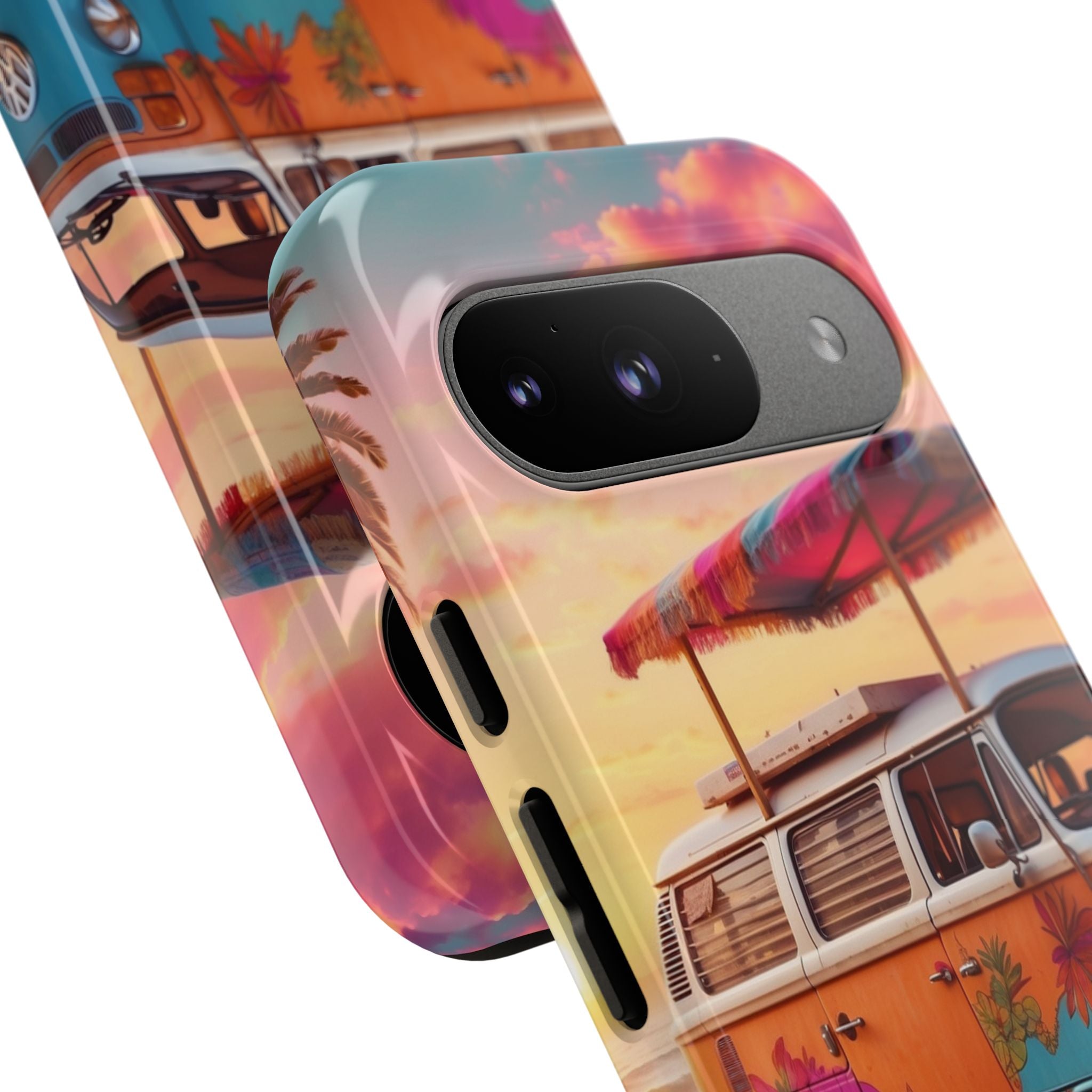 **Van Rests at Shore** - Google Pixel Case