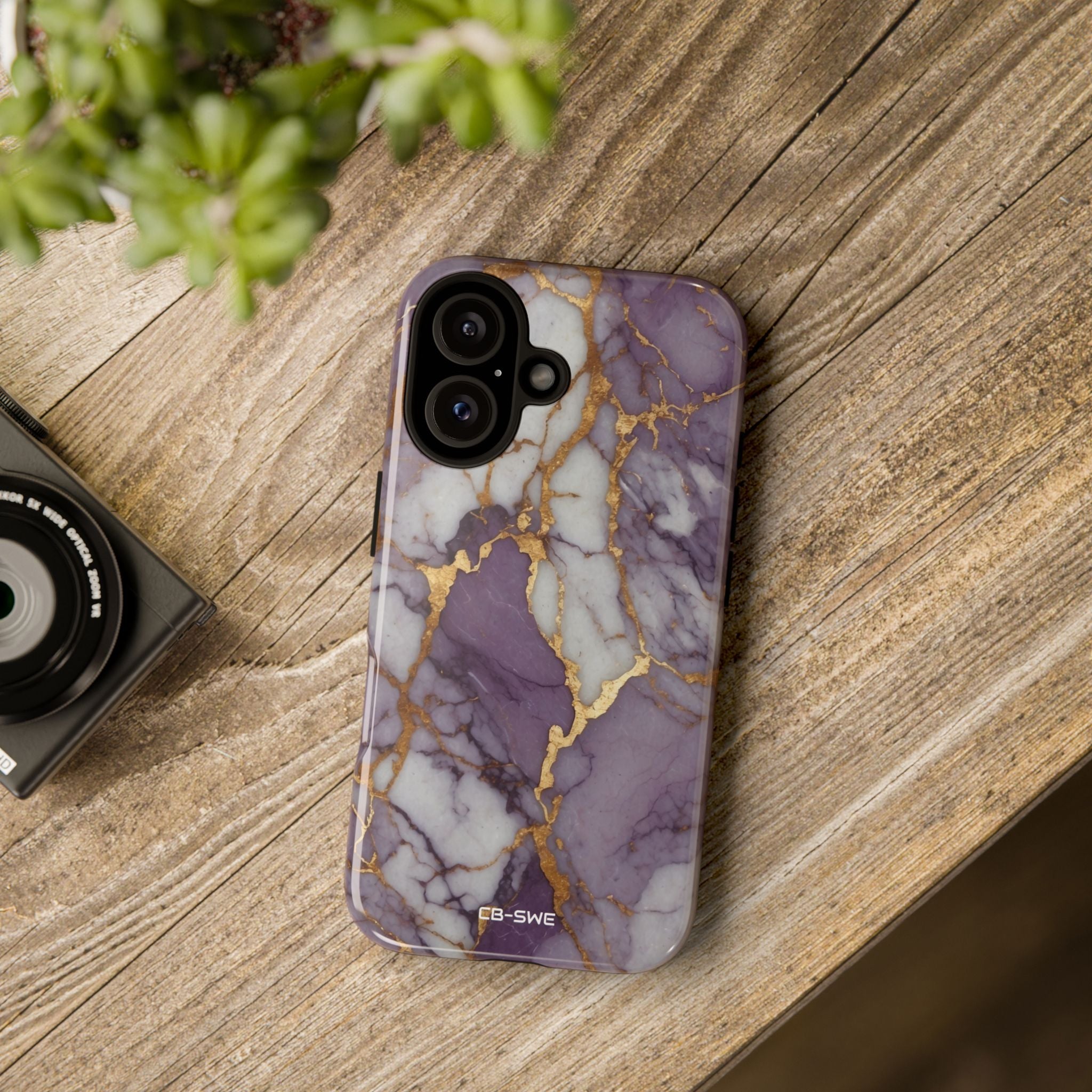 Lavender Veins Flow - iPhone Case