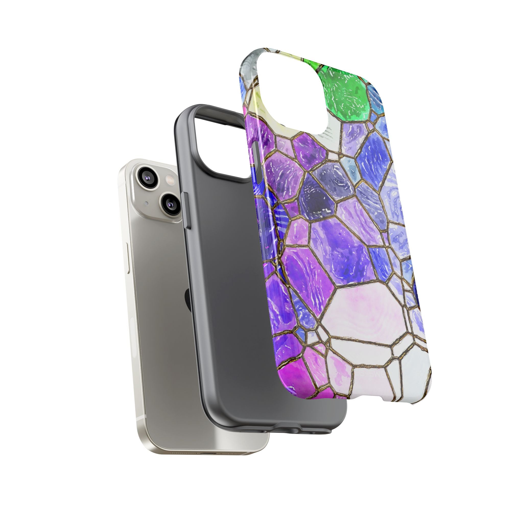 Colorful Glass Mosaic - iPhone Case
