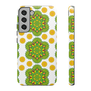 Lime Mandela - Protective Phone Case