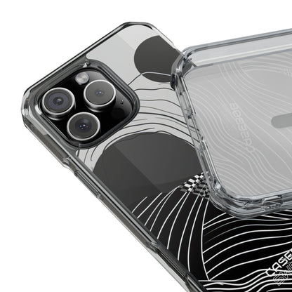 Monochrome Motion Flow iPhone 16 - Impact Clear+
