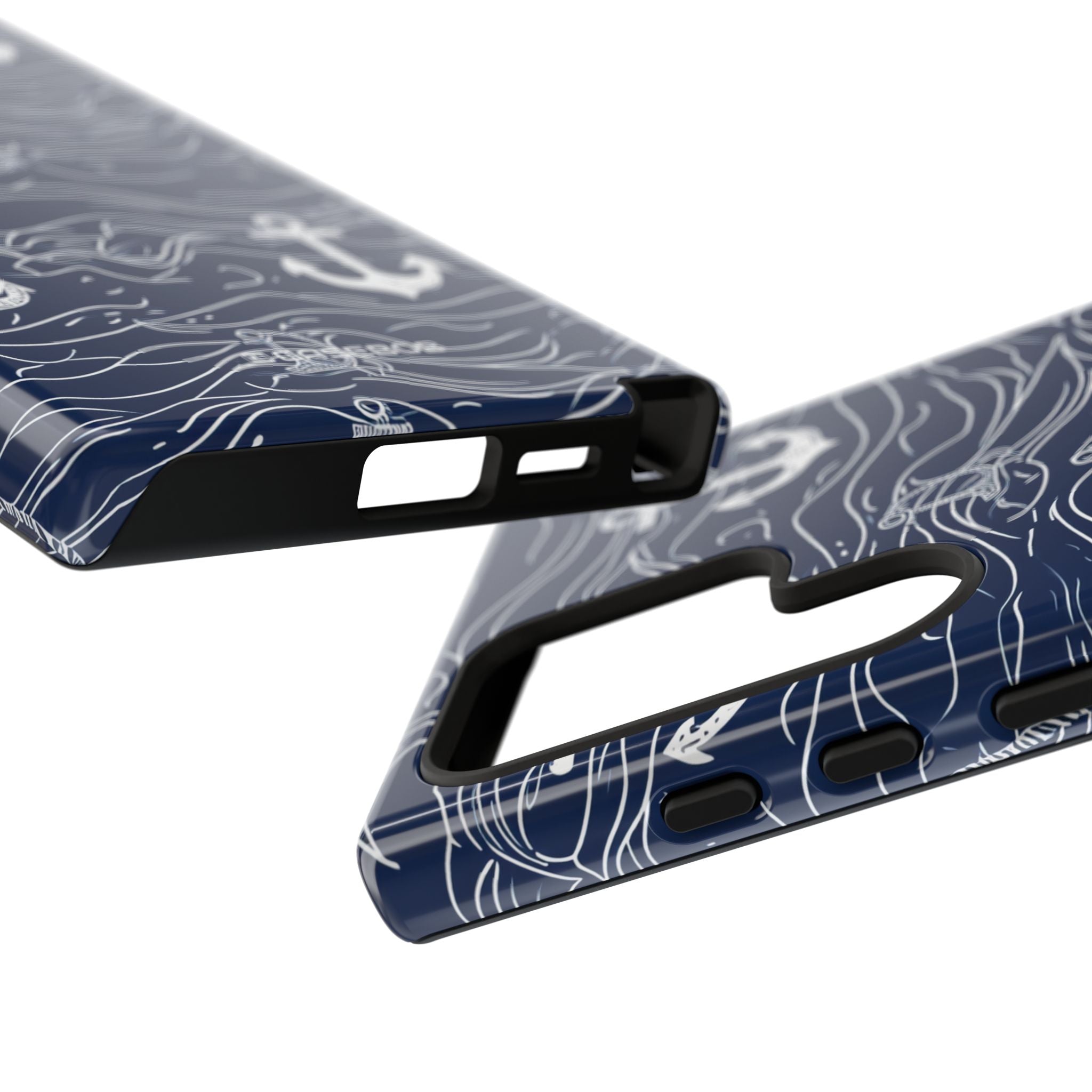 Nautical Whimsy: Anchors and Waves - For Samsung S24