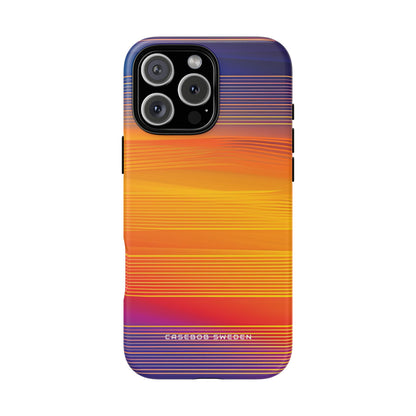 Gradient Sunset Flow iPhone 16 - Tough Phone Case