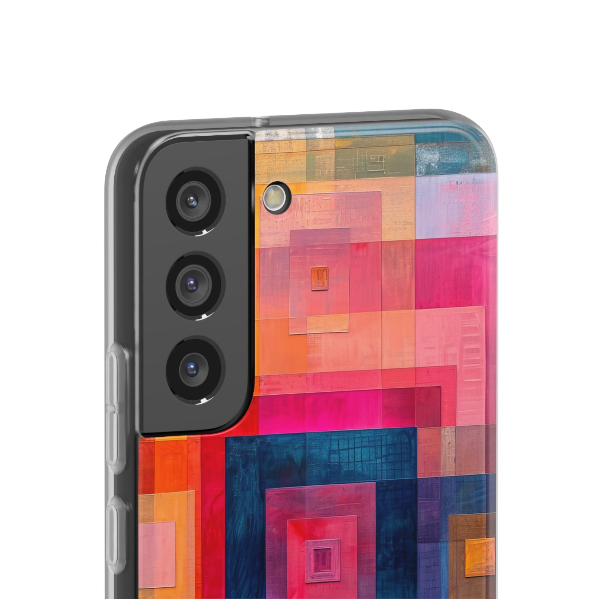 Vibrant Geometry - Flexi Samsung S22 Phone Case