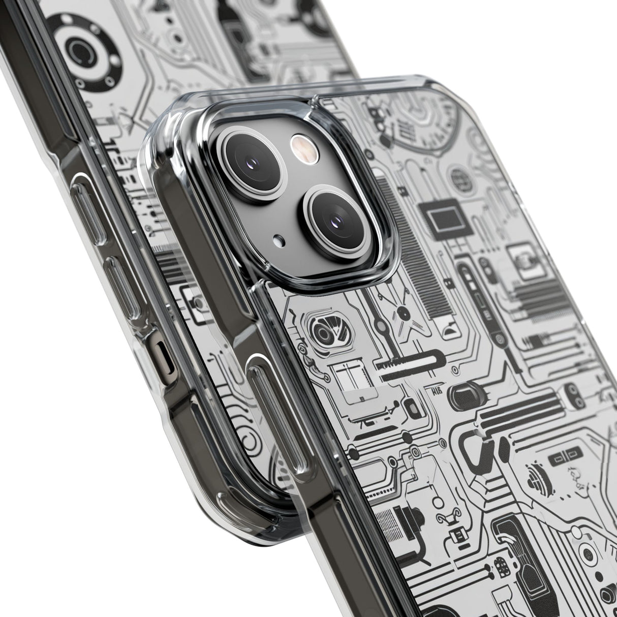 Circuit Innovation - Phone Case for iPhone (Clear Impact - Magnetic)