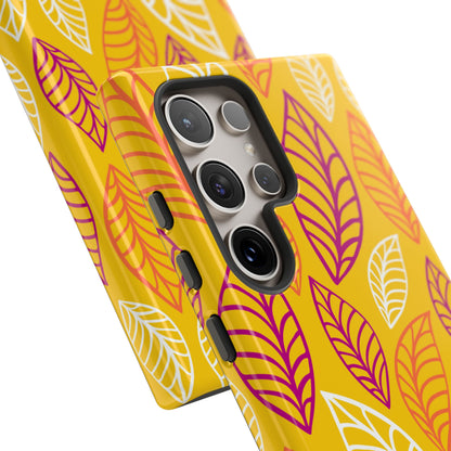 Vibrant Leaf Symphony - Samsung Case
