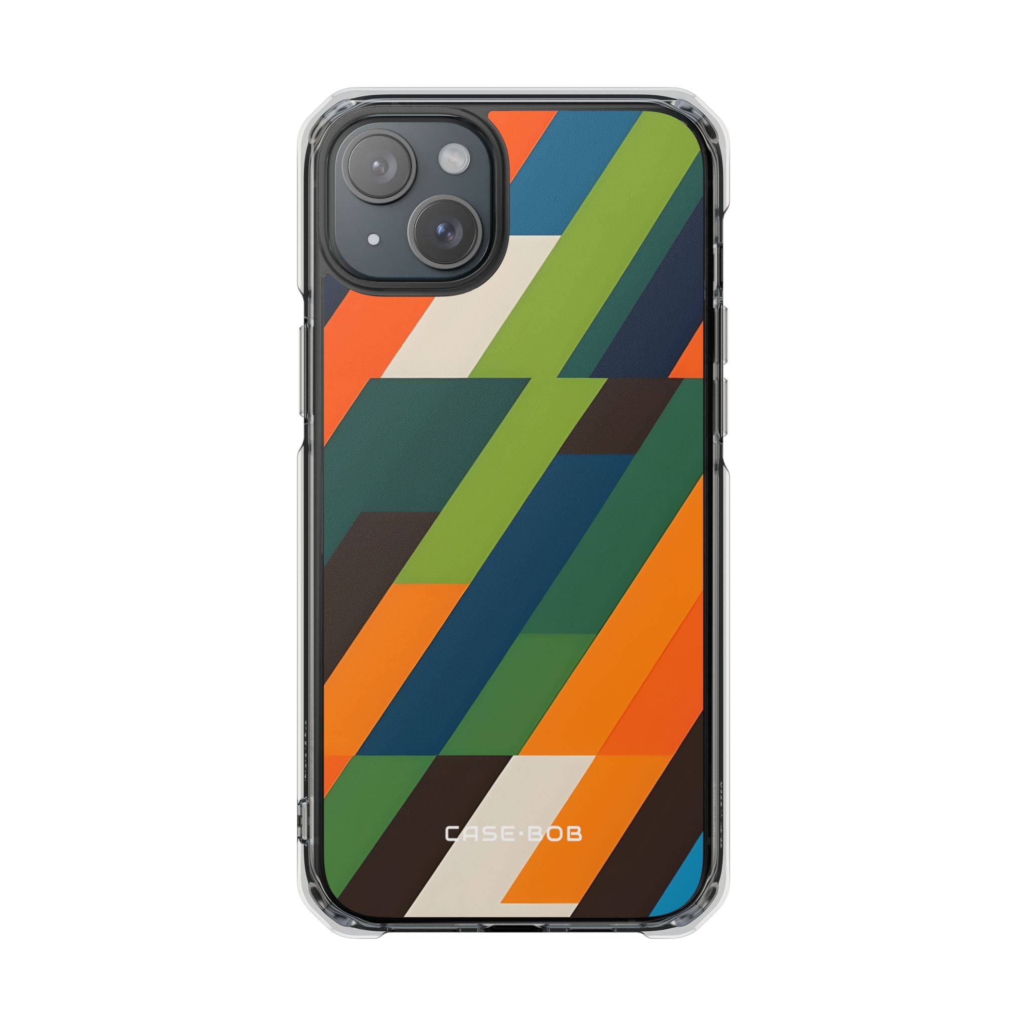 Diagonal Blaze iPhone 15 Plus Case - Impact