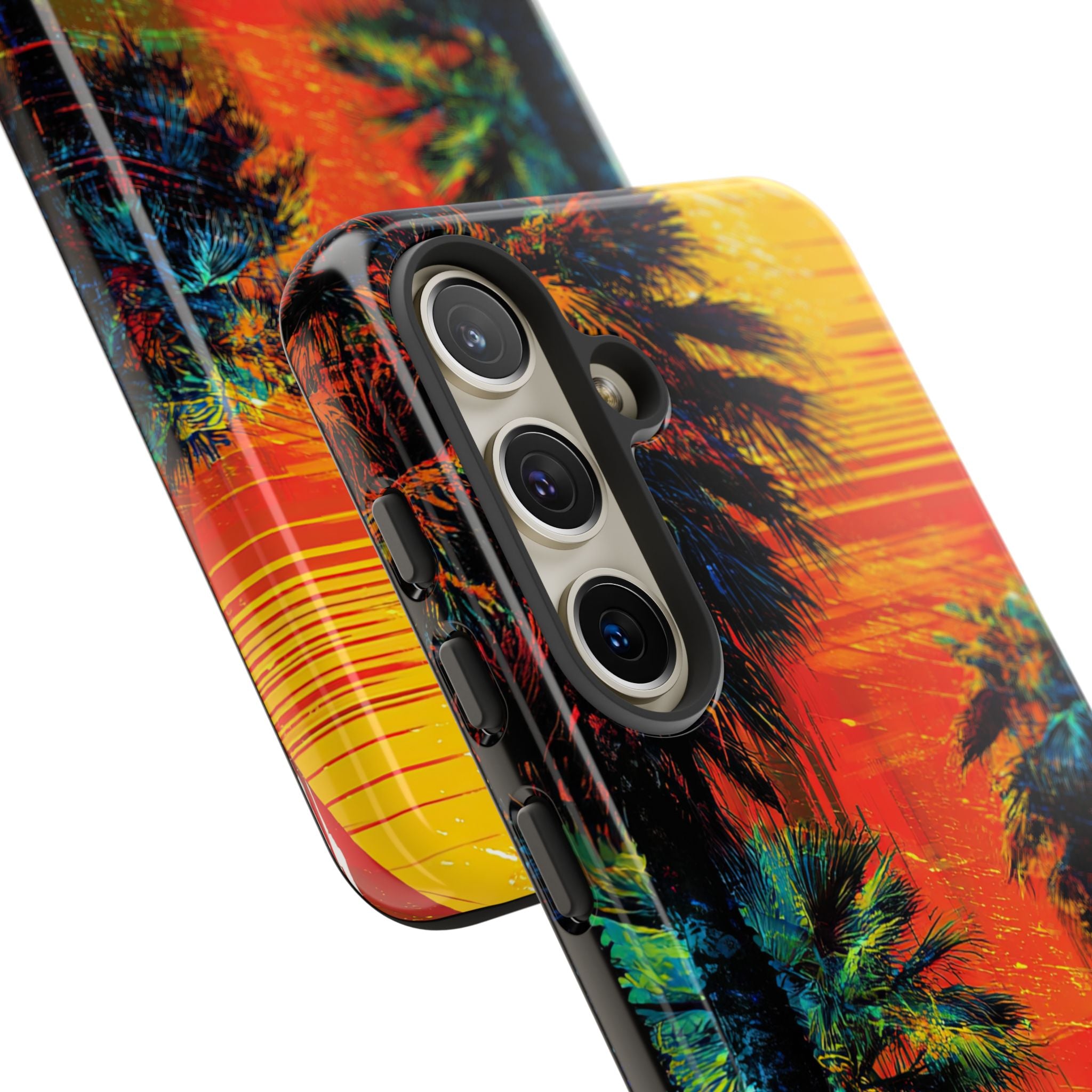 Tropical Sunburst Samsung S24 Case - Tough
