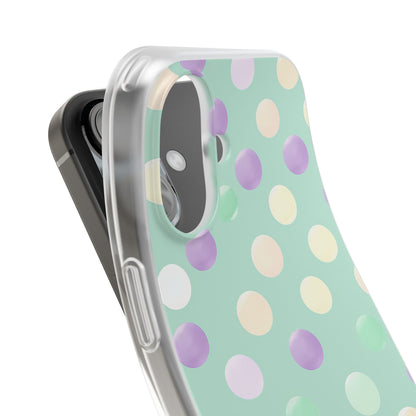 Pastel Polka Dots - Flexi iPhone 16 Phone Case