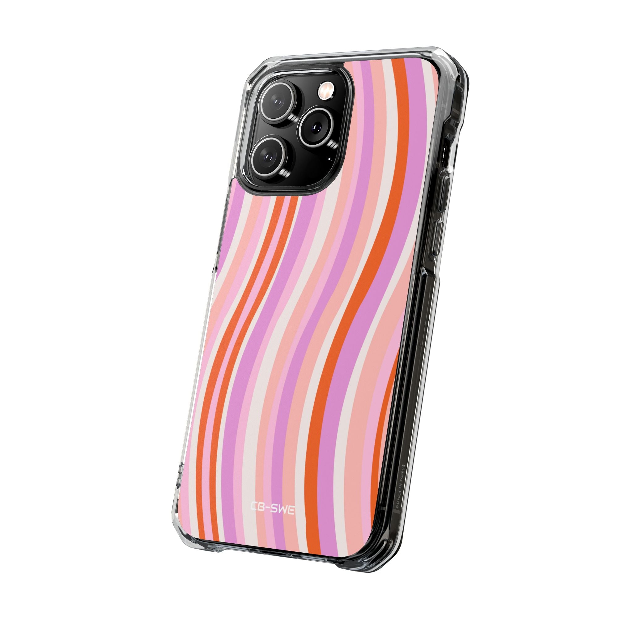 Vibrant Wave Symphony iPhone Case - Impact