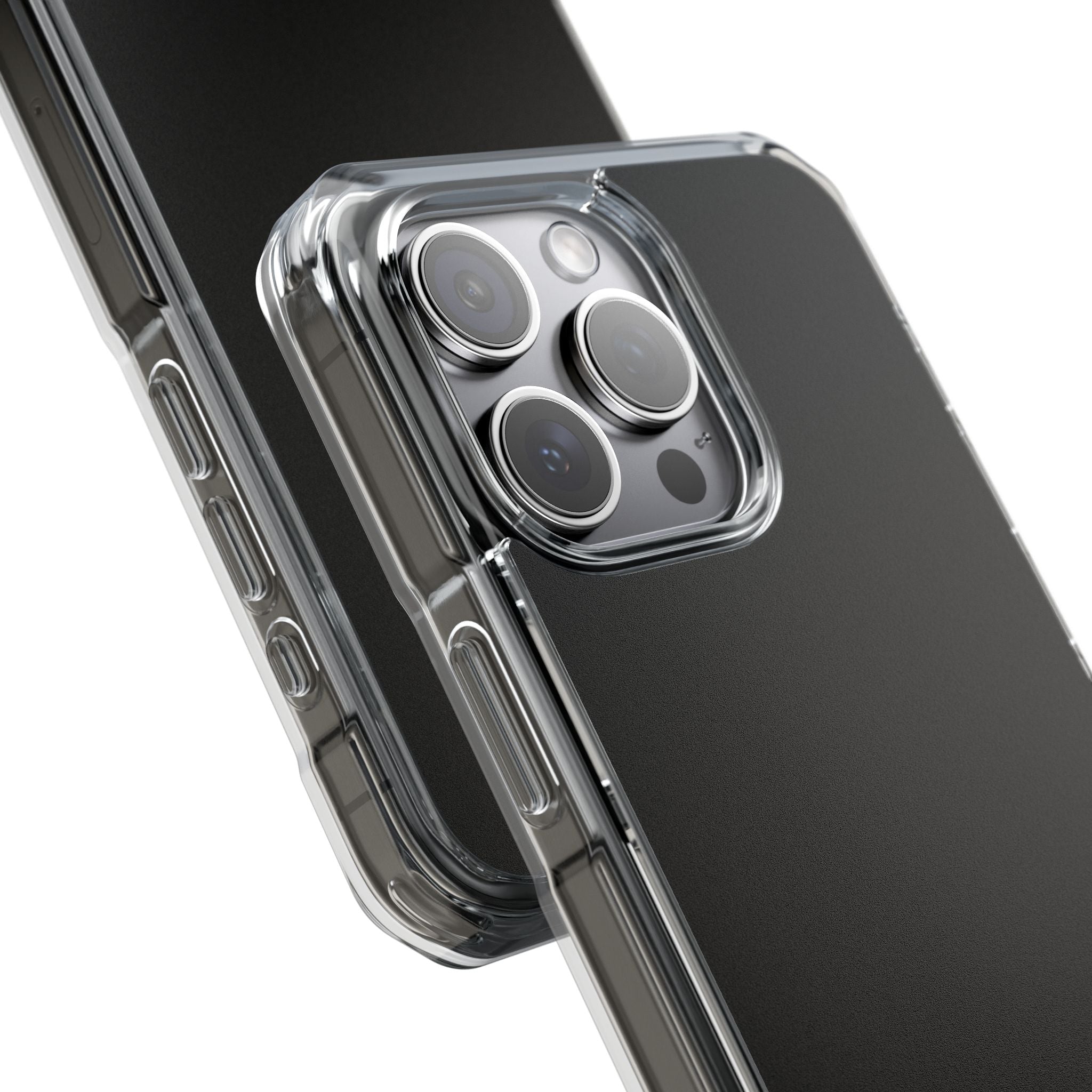 Black - Clear Impact Case for iPhone