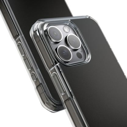 Black - Clear Impact Case for iPhone