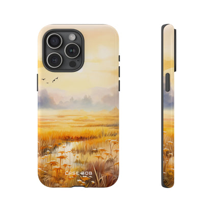 Glowing Sunrise iPhone 15 Pro Max Case - Tough