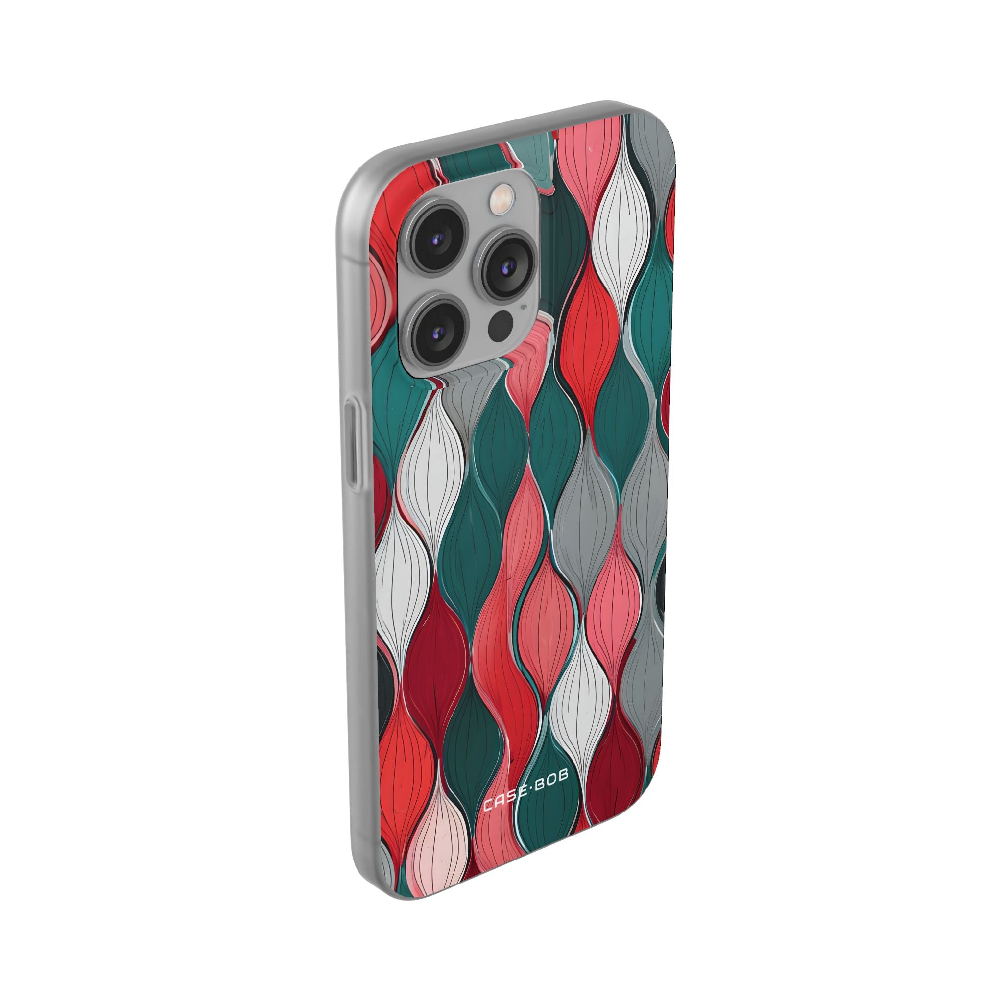 Leaf Cascade Teal iPhone 14 Pro Max Case - Soft