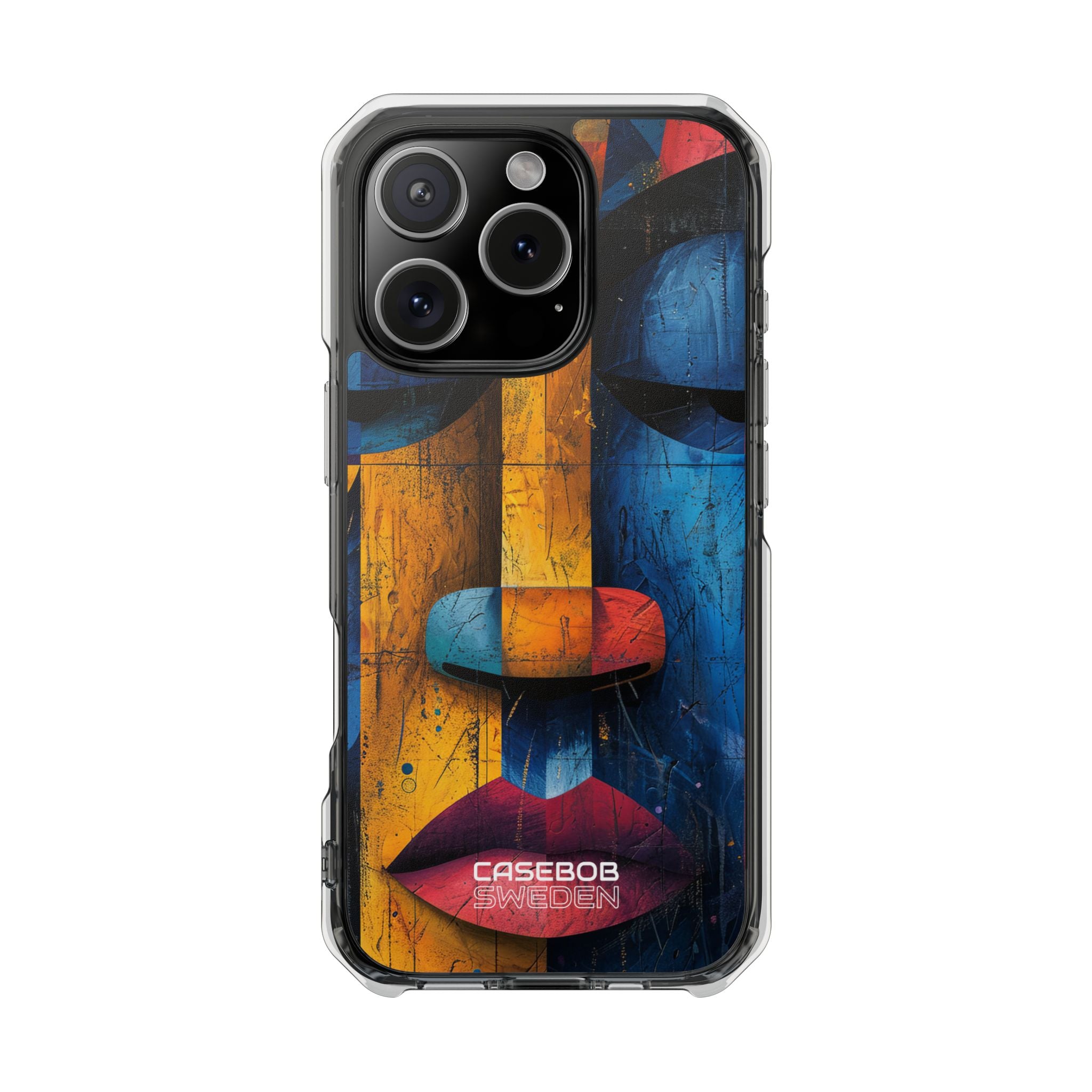 Geometric Face Fusion iPhone 16 - Impact Clear+