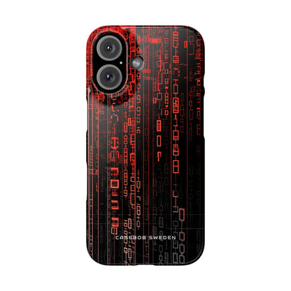 Gradient Cyberflux Network iPhone 16 - Slim Phone Case