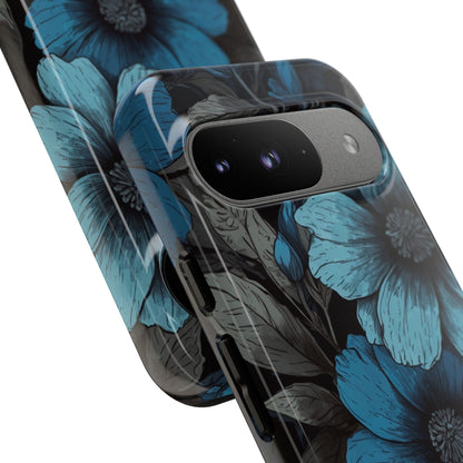 Blue Blooms Shine - Google Pixel Case