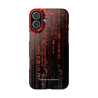 Gradient Cyberflux Network iPhone 16 - Slim Phone Case