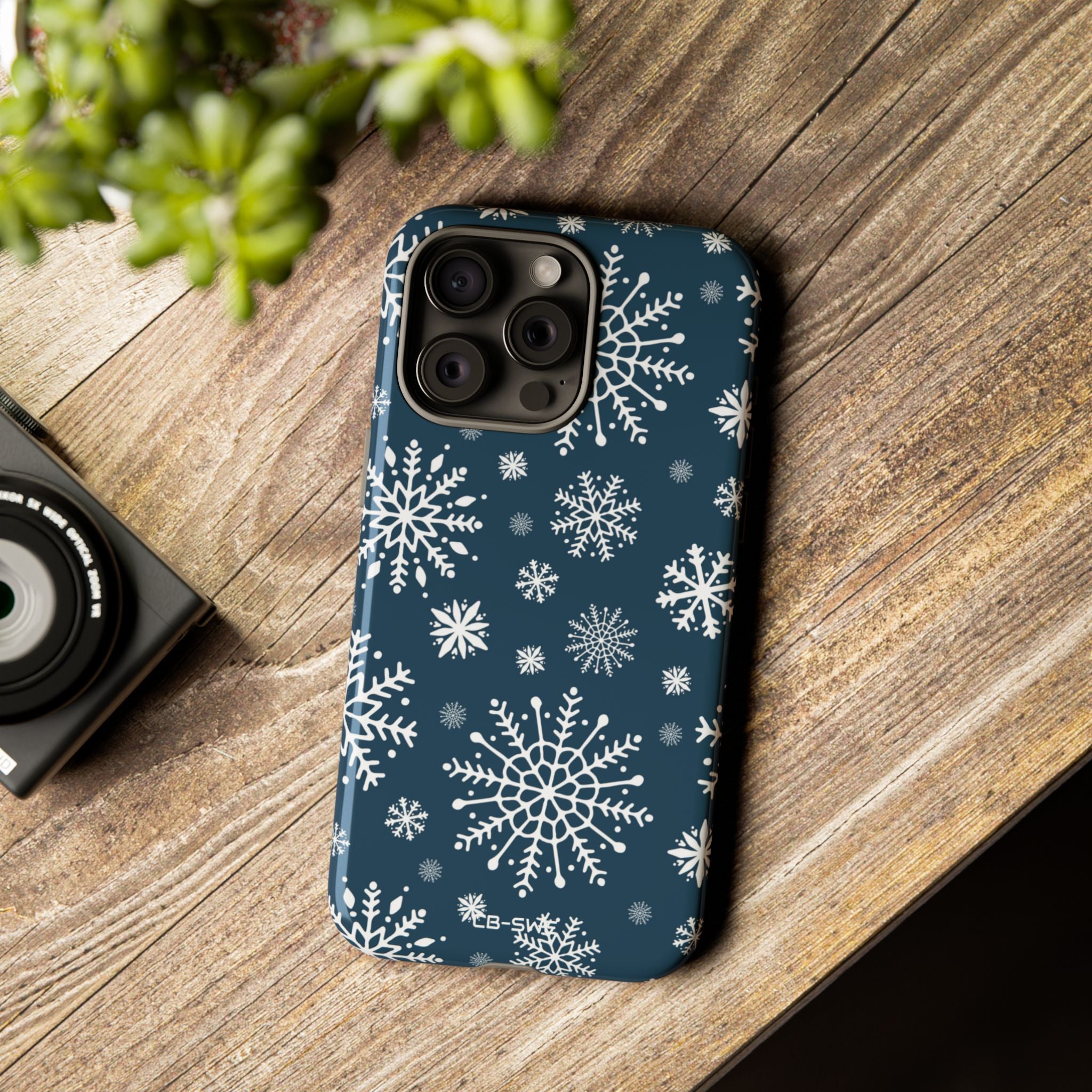 Snowflakes Dance Gracefully - iPhone Case