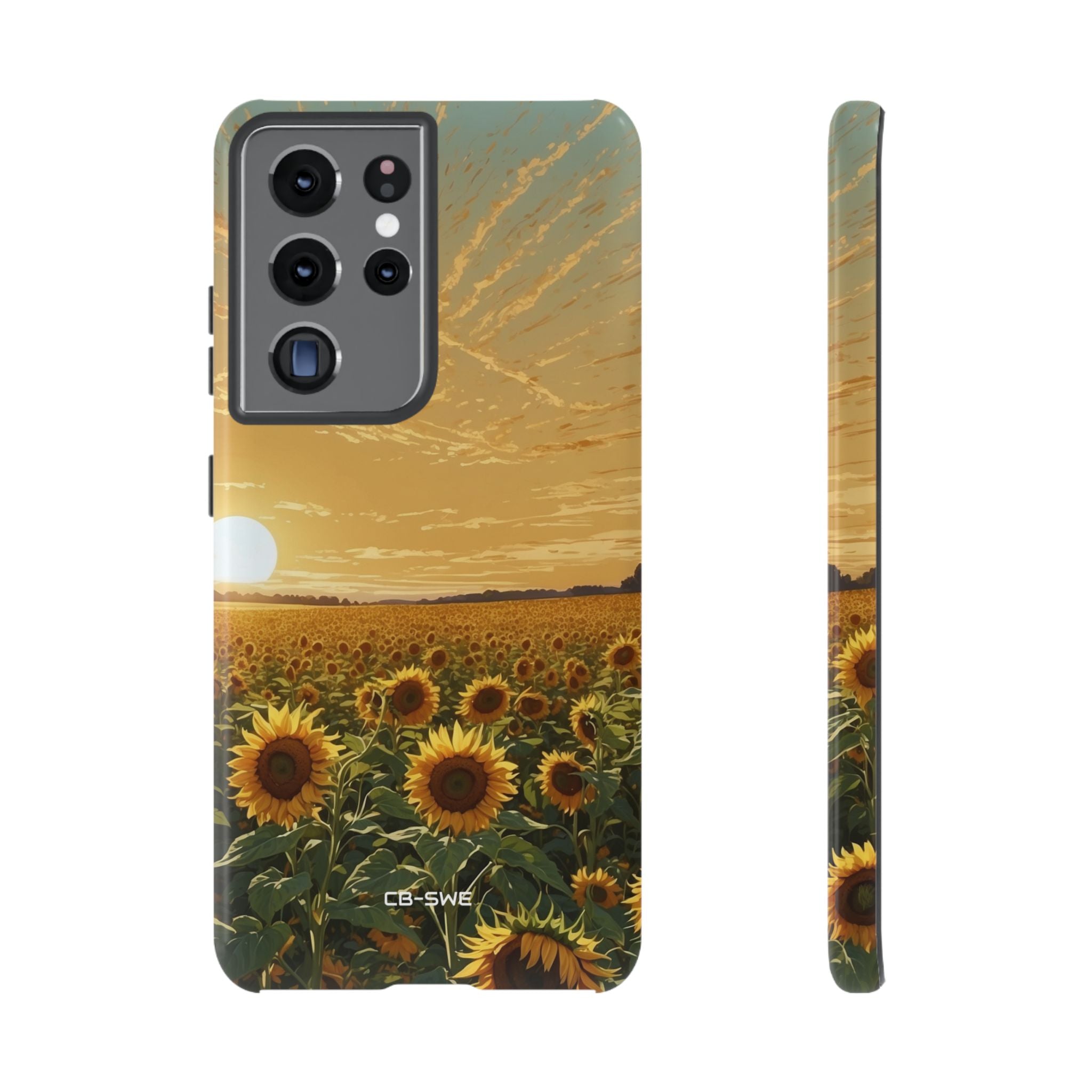 Sunflowers Embrace Sunset - Samsung Case