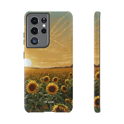 Sunflowers Embrace Sunset - Samsung Case