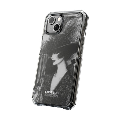 Vintage Feather Elegance iPhone 14 - Impact Clear+
