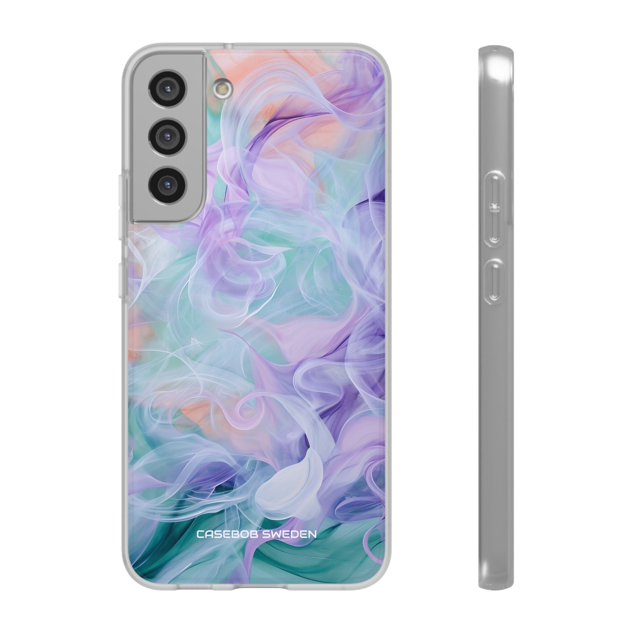 Purple Peach Whirl - Flexi Samsung S22 Phone Case