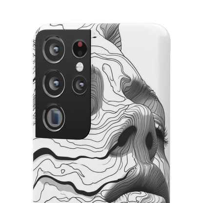 Topographic Serenity | Slim Phone Case for Samsung