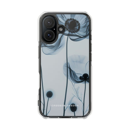 Ethereal X-Ray Flowers iPhone 16 - Clear Impact Phone Case