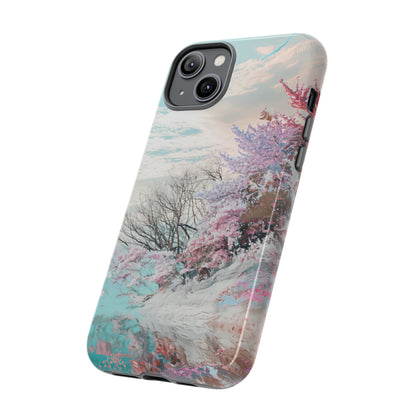 Winter Lake Weave Bliss - Protective Phone Case