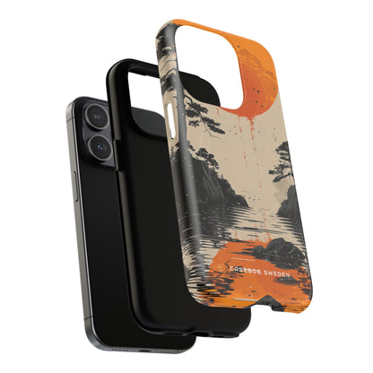 Zen Serenity Sunscape iPhone 15 | Tough+ Phone Case