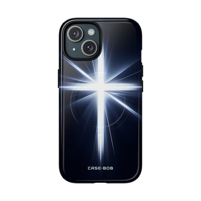 Glowing Crossburst iPhone 15 Case - Tough+