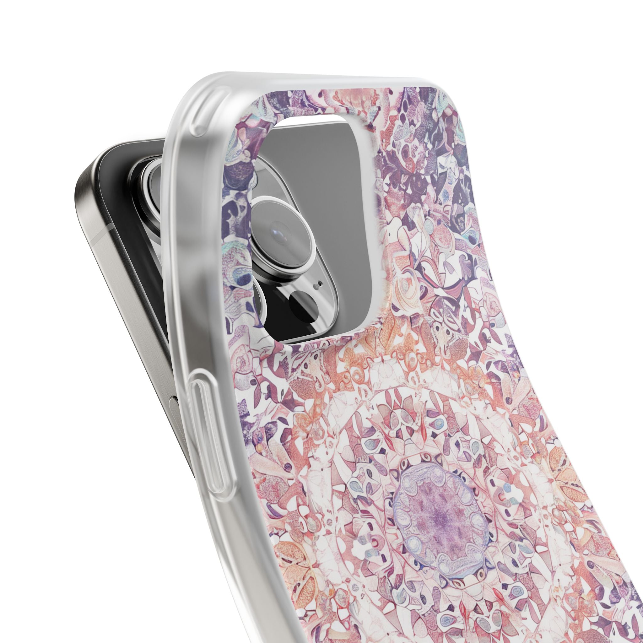 Purple Pink Mandala - Flexi iPhone 16 Phone Case