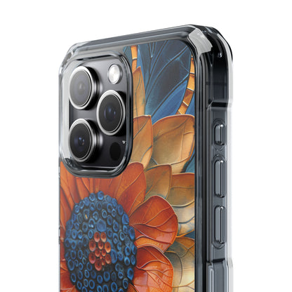 Mosaic Blossom Harmony iPhone 15 - Clear Impact Phone Case