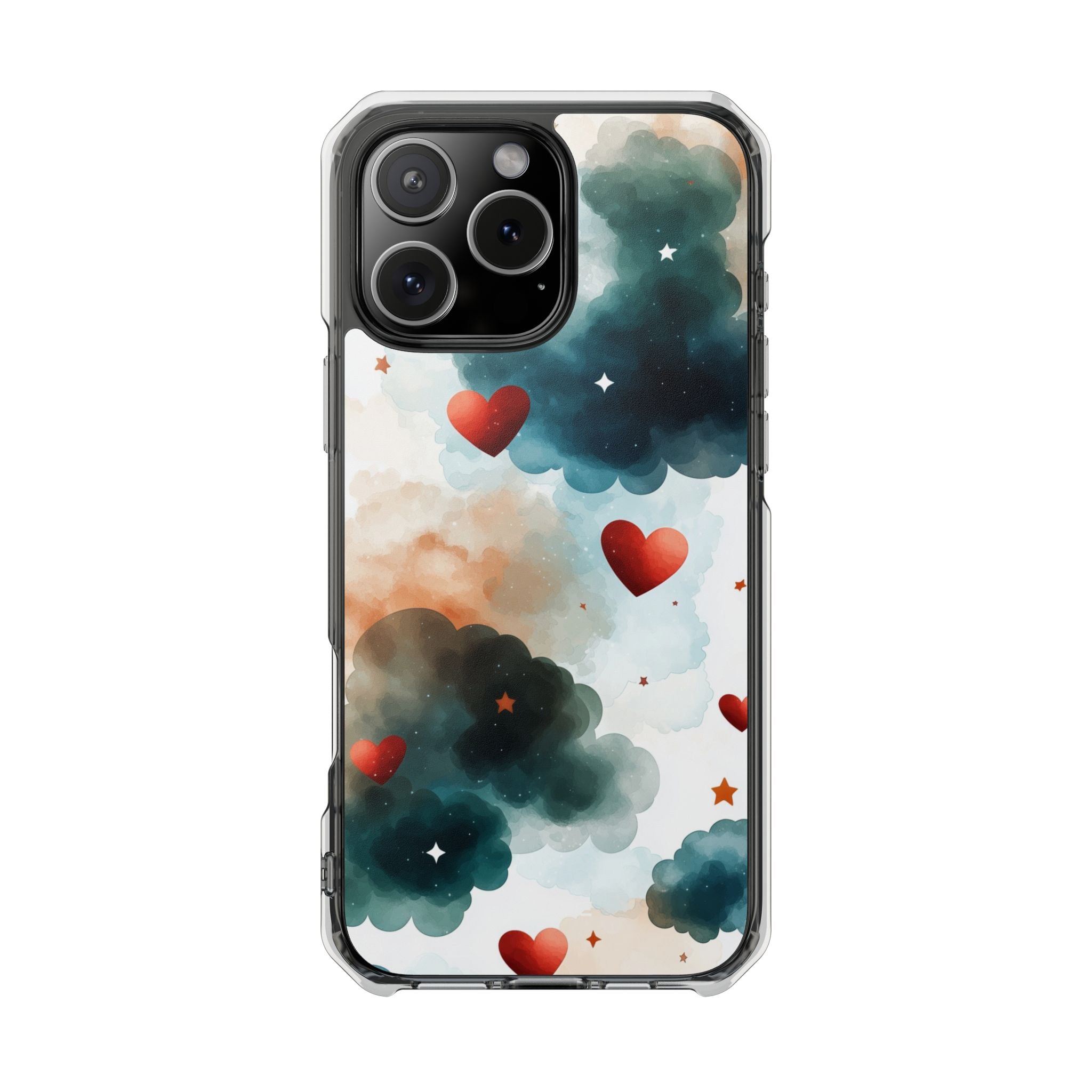 Floating Hearts Dance iPhone Case - Impact