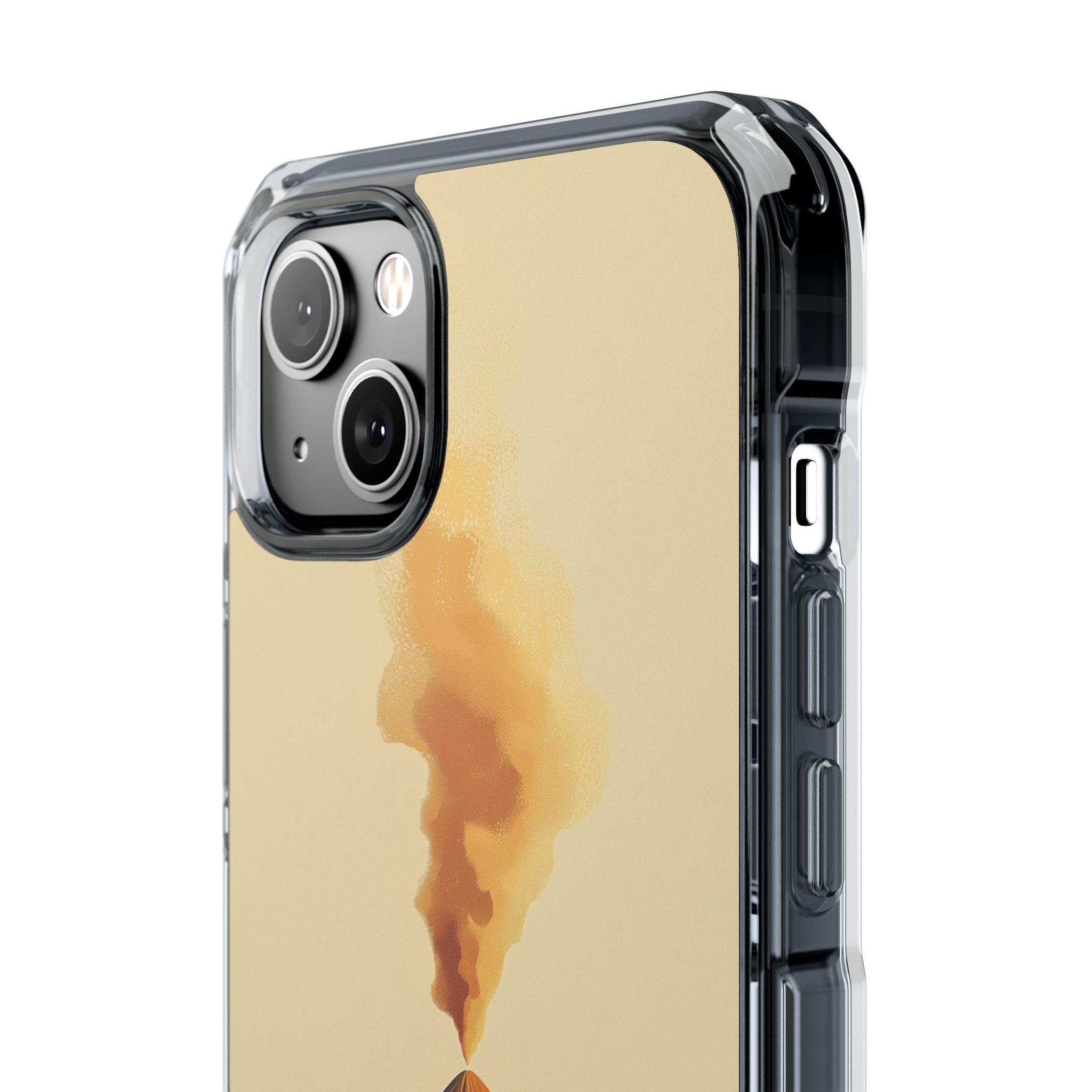 Volcano Erupts Brightly iPhone Case - Impact