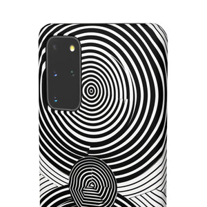 Hypnotische Geometrie | Schlanke Handyhülle für Samsung