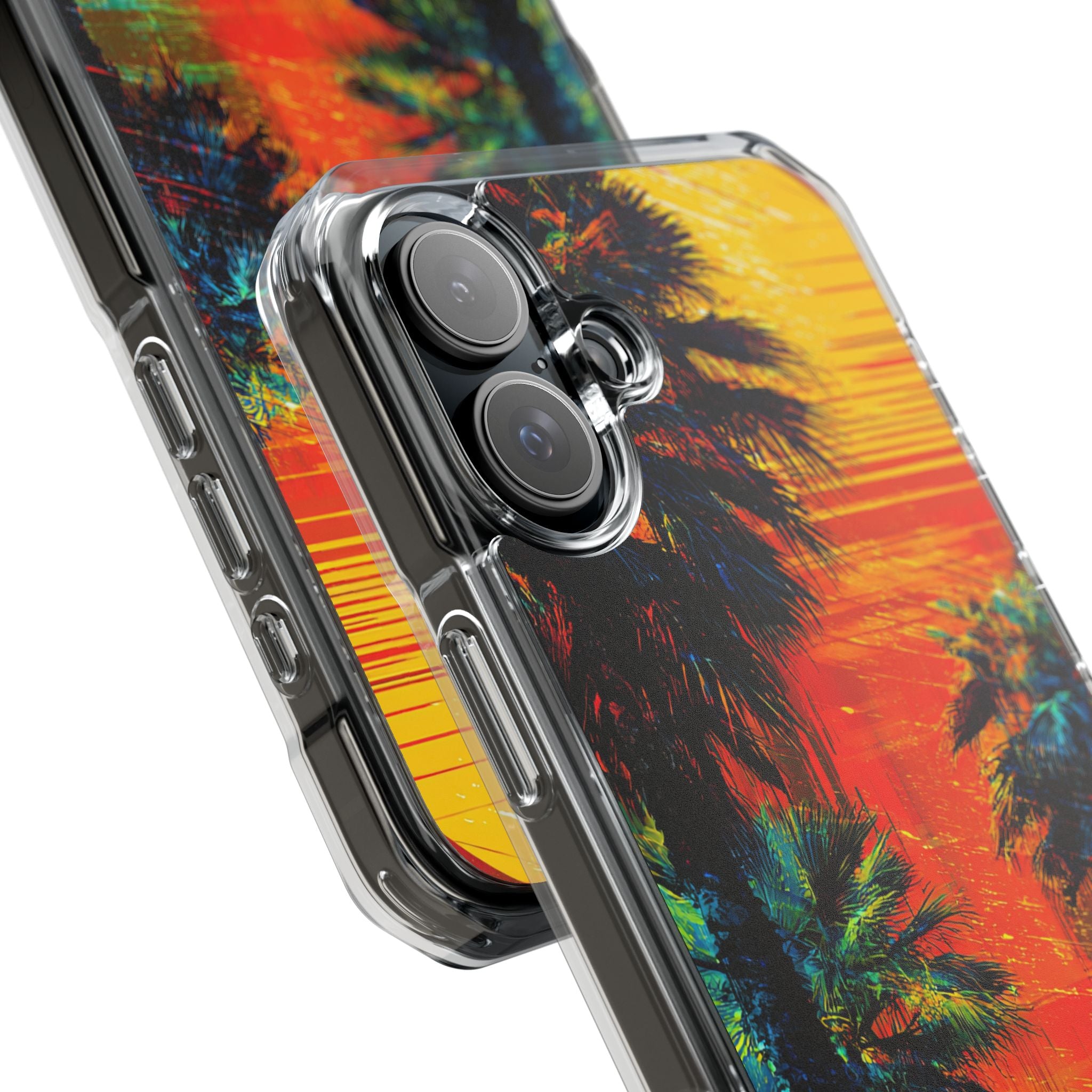 Summer Sunset Palms iPhone Case - Impact