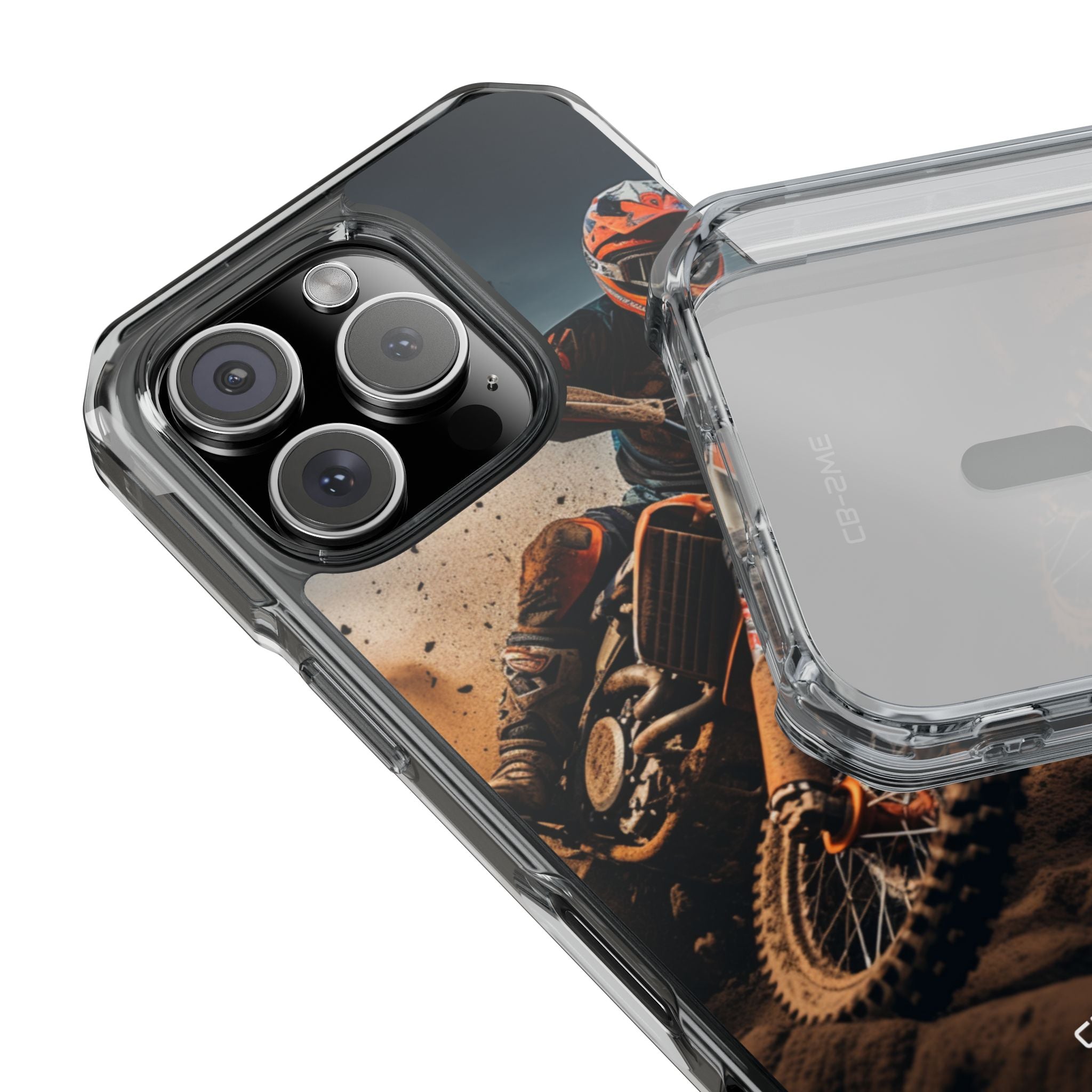 Rider Amidst Desert Fury iPhone Case - Impact