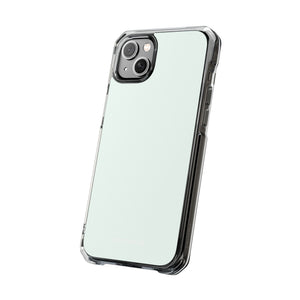 Mint Cream | Handyhülle für iPhone (Clear Impact Case – Magnetisch) 