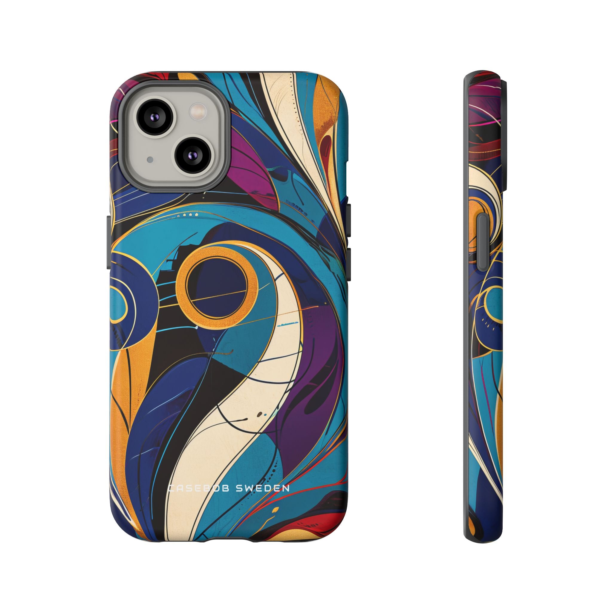 Vintage Vortex Harmony iPhone 14 - Tough Phone Case