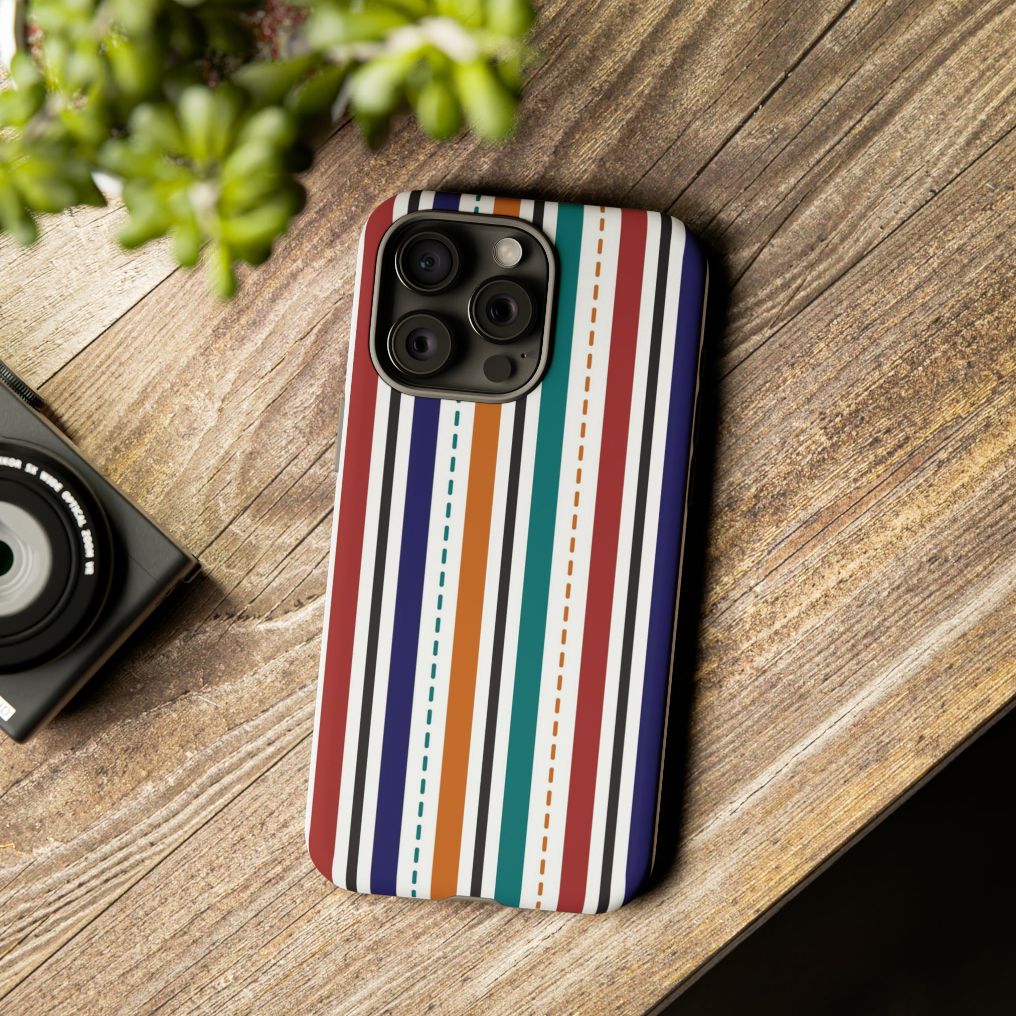 Modern Stripe Line - Protective Phone Case